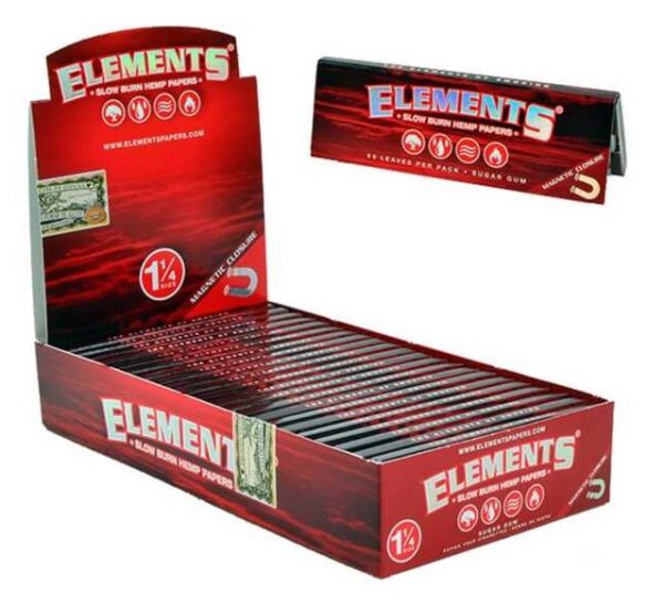 Elements 1.25 Paper Red Magnet Pk 25Ct