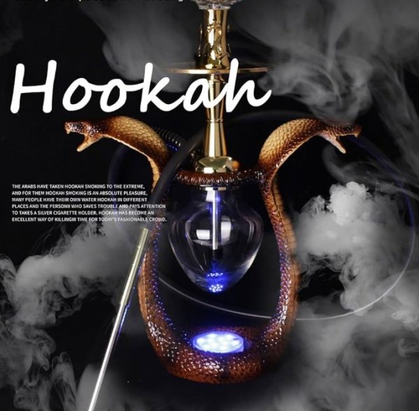 Hookah Snake Diamond Heart Style C031