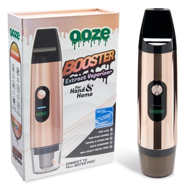 Ooze Booster 2 In 1 Wax Vaporizer Black Rose