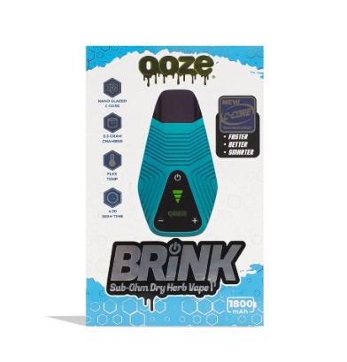 Ooze Brink Dry Herb Vaporizer Sapphire Blue