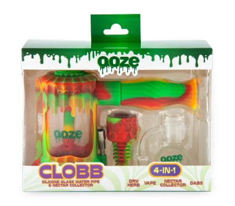 OOZE20CLOBB20SILICONE20WATER20PIPE2020NECTAR20COLLECTOR20RASTA.jpg