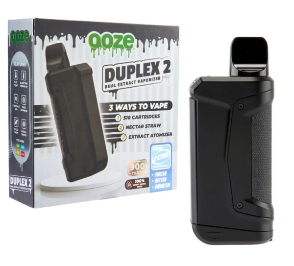 Ooze Duplex 2 Dual Extract Vaporizer Panther Black