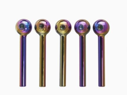 Rainbow Glass Smoking Pipe Set Of 16