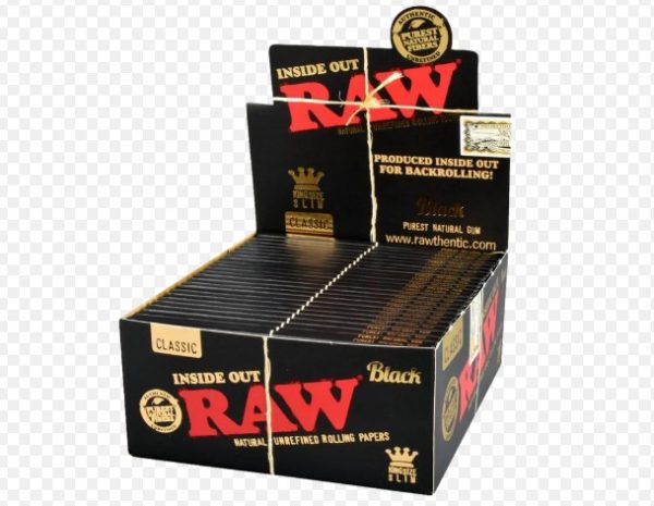 Raw Black Kingsize Slim Inside Out
