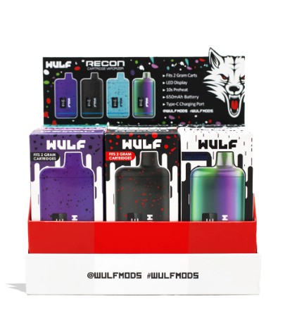 Wulf Recon Cartridge Vaporizer 9 Pcs Box