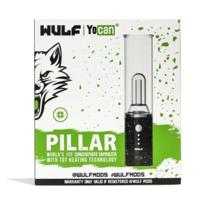 Yocan Wulf Pillar Mini E Rig Black-Green Spatter