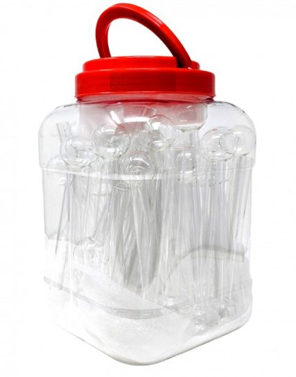 Jar 60Ct Ob Oil Buner 6'' In Clear Keace-778