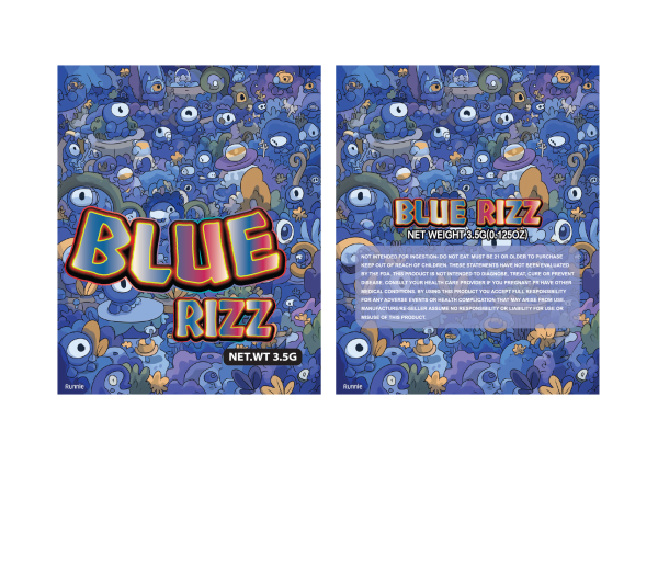 Blue rizz #3 3.5g 100PCS/PACK