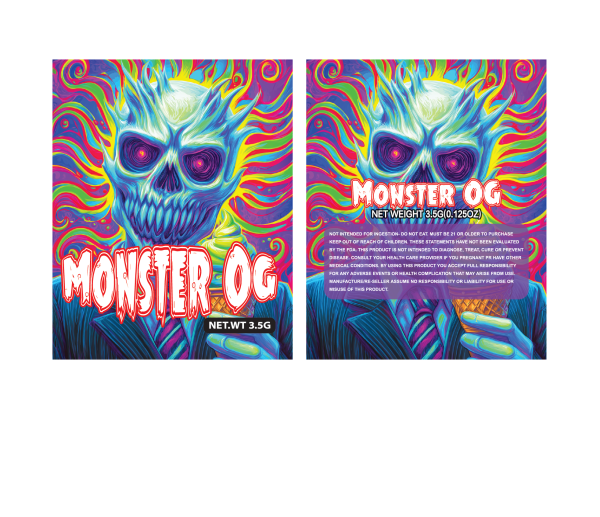 Monster og 3.5g 100PCS/PACK