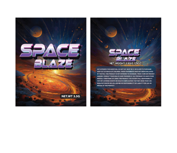 Space blaze 3.5g 100PCS/PACK