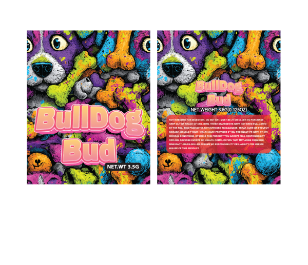 bulldog bud 3.5g 100PCS/PACK