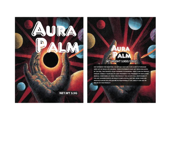 Aura palm 3.5g 100PCS/PACK