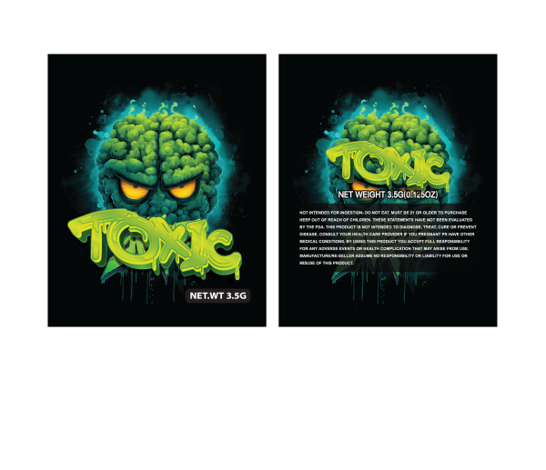 Toxic 3.5g 100PCS/PACK