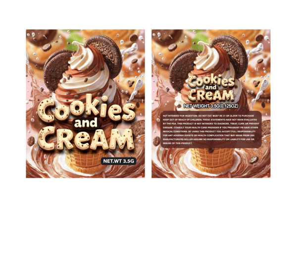 Cookies and cream 3.5g 100PCS/PACK