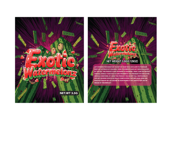 Exotic watermelonz 3.5g 100PCS/PACK