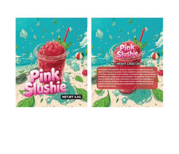 Pink slushie 3.5g 100PCS/PACK