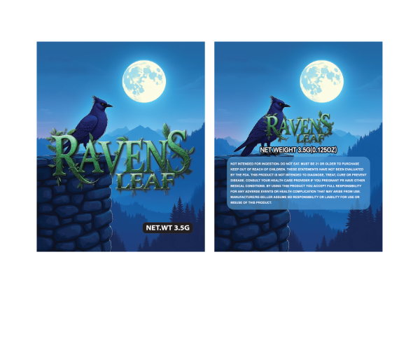 Raven's leaf 3.5g 100PCS/PACK
