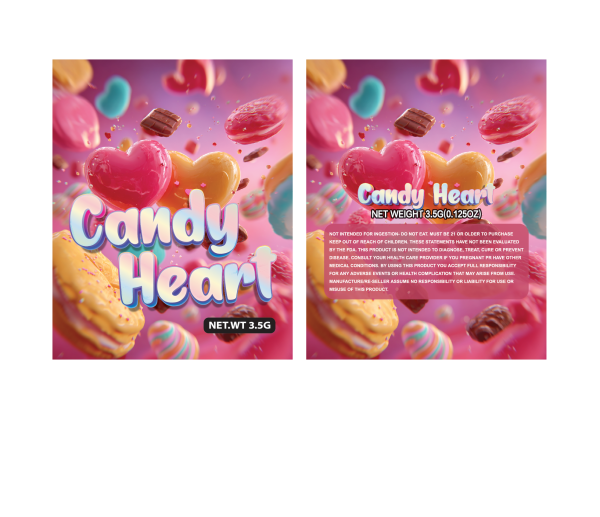 Candy heart 3.5g 100PCS/PACK