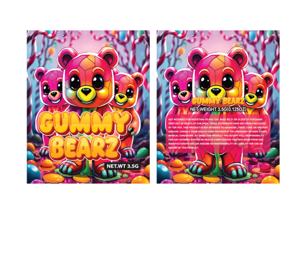 Gummy bearz 3.5g 100PCS/PACK