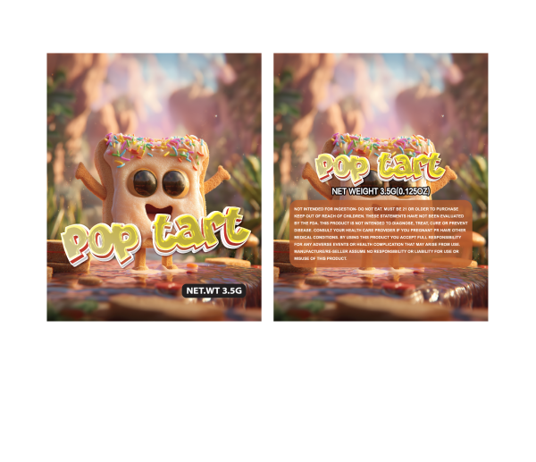 Pop tart 3.5g 100PCS/PACK