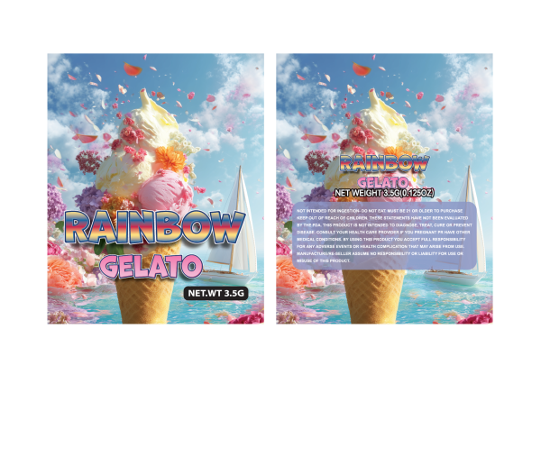 Rainbow gelato 3.5g 100PCS/PACK