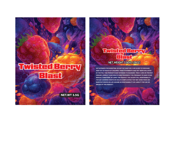 Twisted berry blast 3.5g 100PCS/PACK