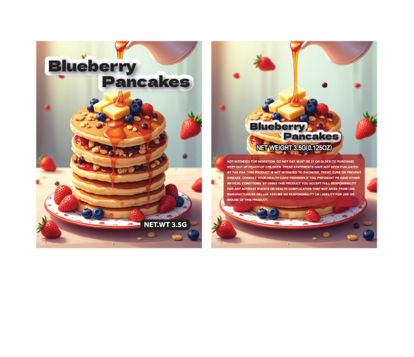 Blueberry pancakes 3.5g 100PCS/PACK