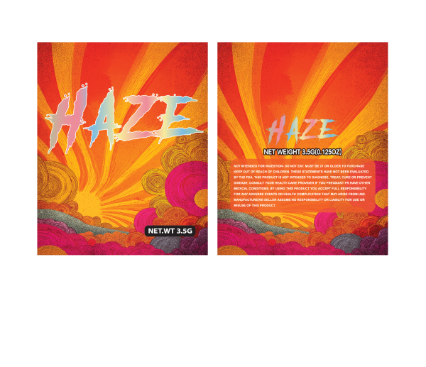 HAZE #3 3.5g 100PCS/PACK