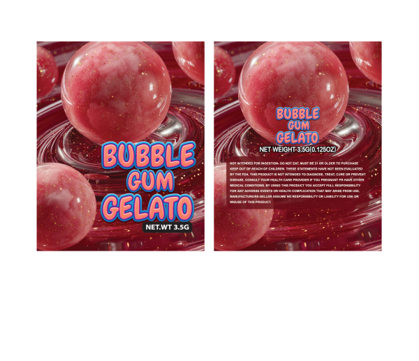Bubble gum gelato #3 3.5g 100PCS/PACK