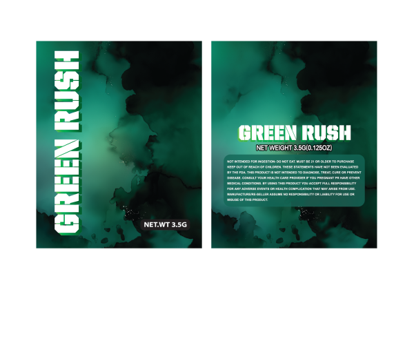 Green rush 3.5g 100PCS/PACK