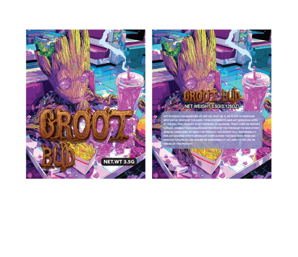 Groot bud 3.5g 100PCS/PACK