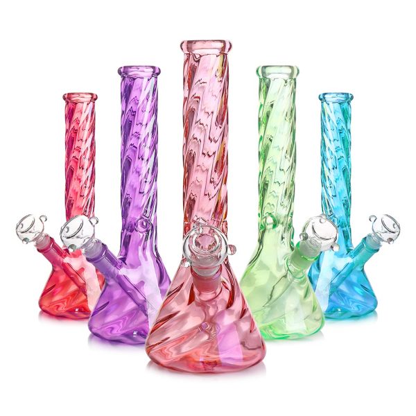 STAINED GLASS 13INCH BONG MIX COLOR