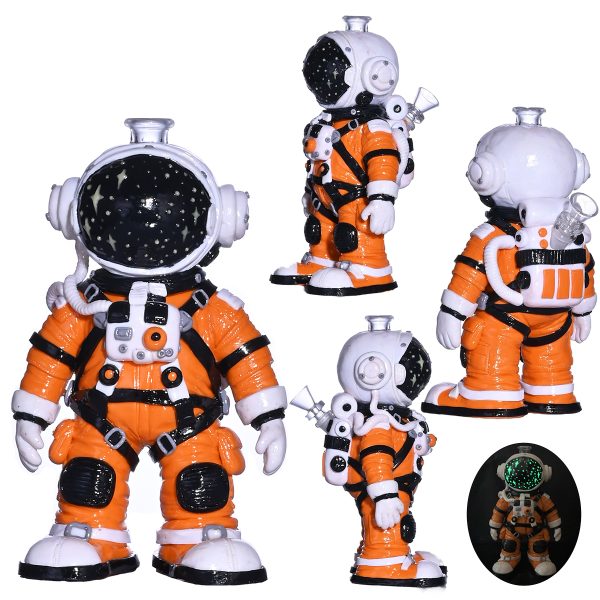 6INCH SPACEMAN DESIGN BONG