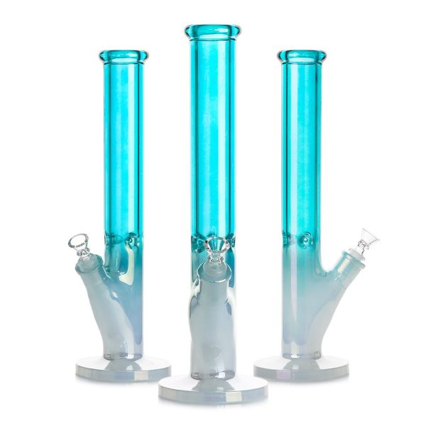 14INCH BLUE GLASS BONG