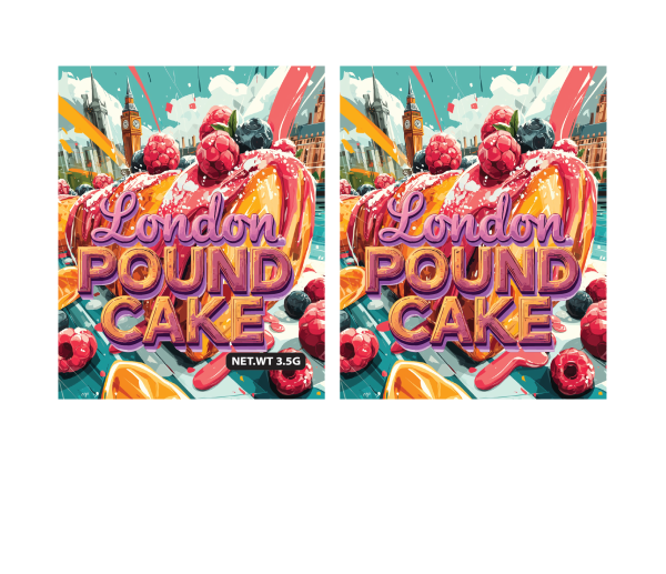 London Pound Cake 3.5g 100PCS/PACK