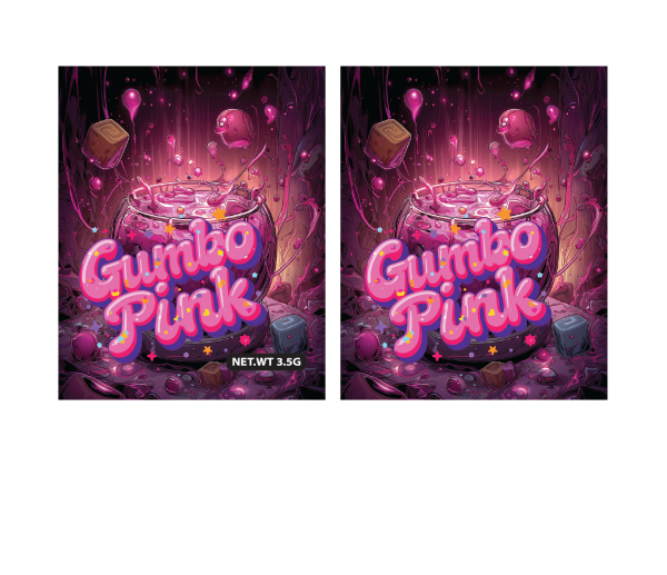 Gumbo Pink 3.5g 100PCS/PACK