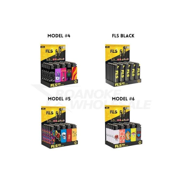 FLS MIXED DESIGN LIGHTER 25PCS