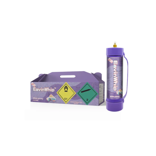 Eavinwhip? Flavor Cream Chargers 3000g 1PC/BOX
white gummy