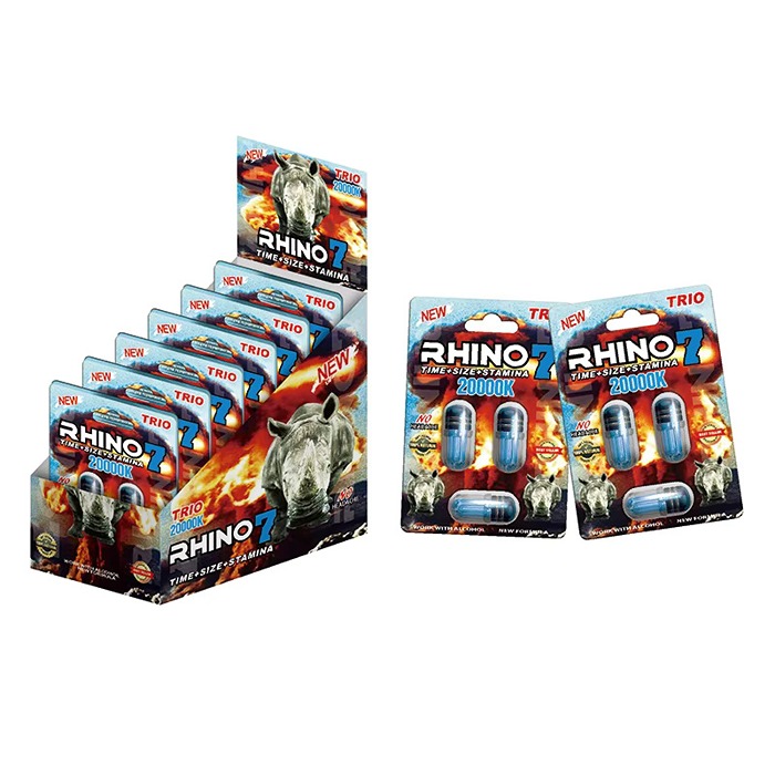 23 RHINO BLACK&BLUE DOUBLE PILLS
