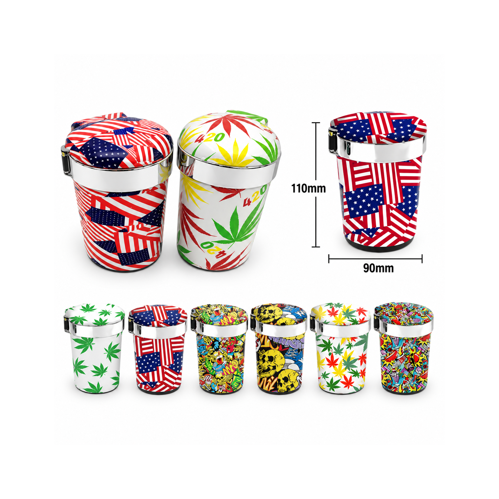 24BEE ASHTRAY MIX COLOR 1PCS
