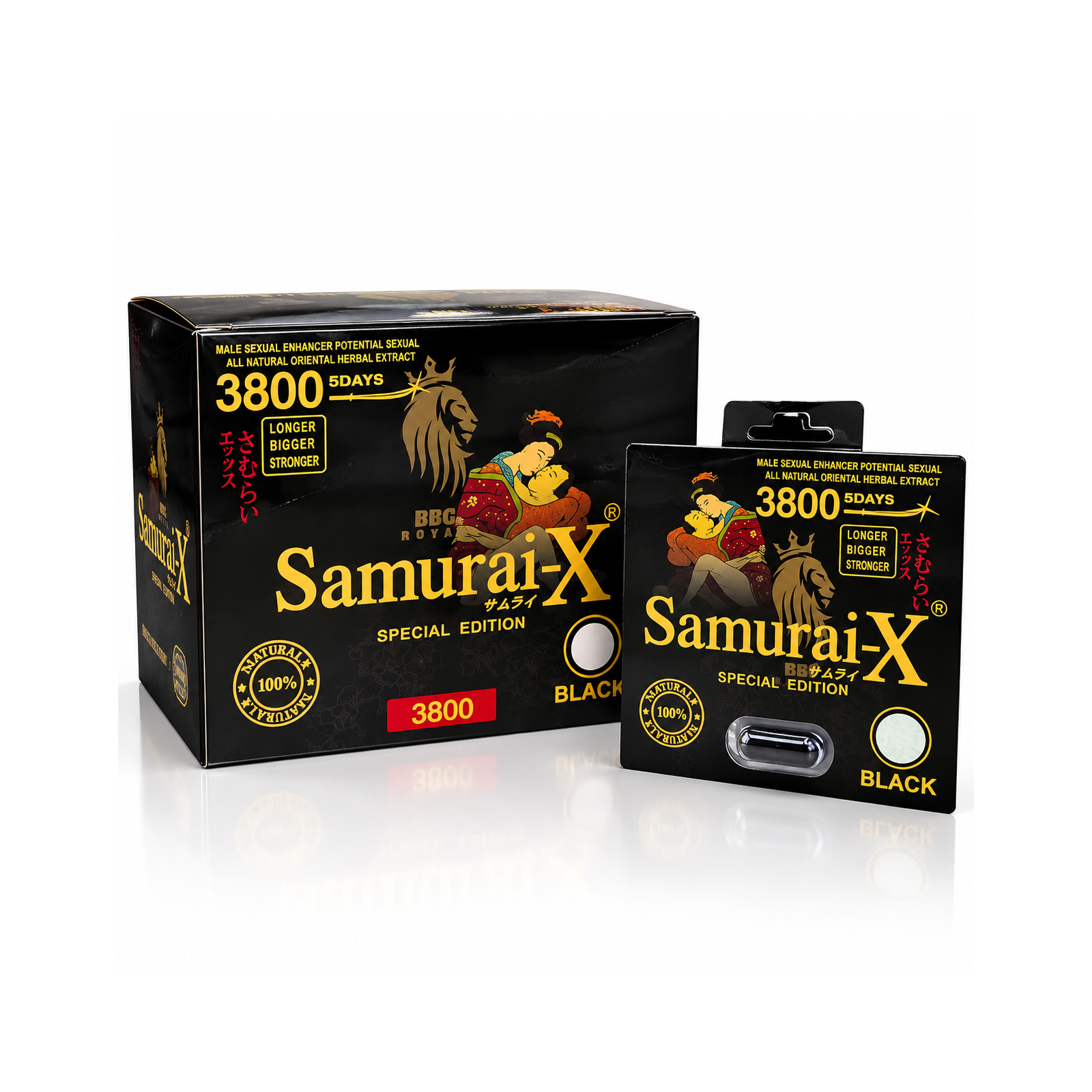 35 SAMURAI-X BLACK PILLS CARD