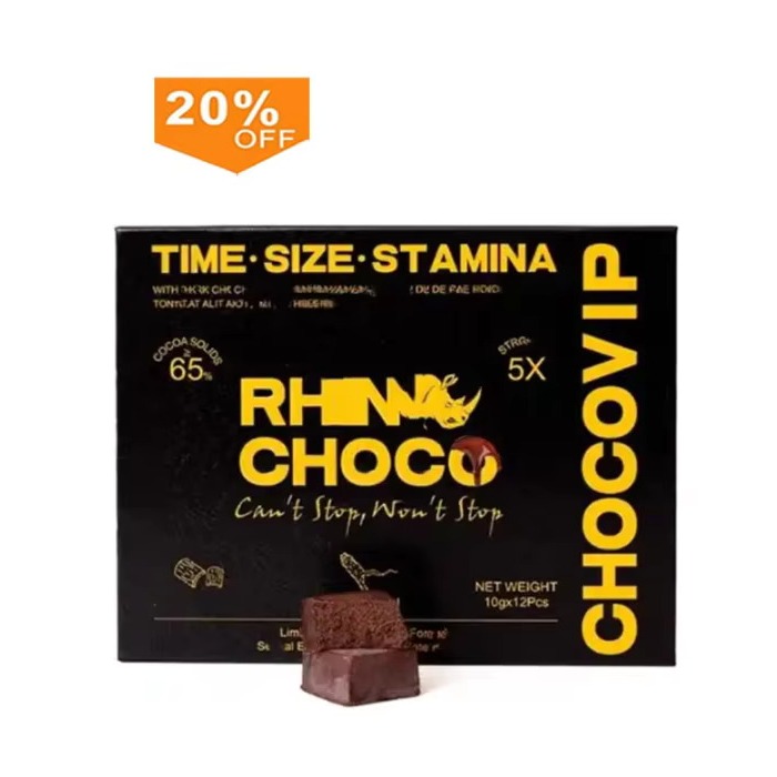 8 RHINO BLACK CHOCOVIP 12PCS CHOCO100984