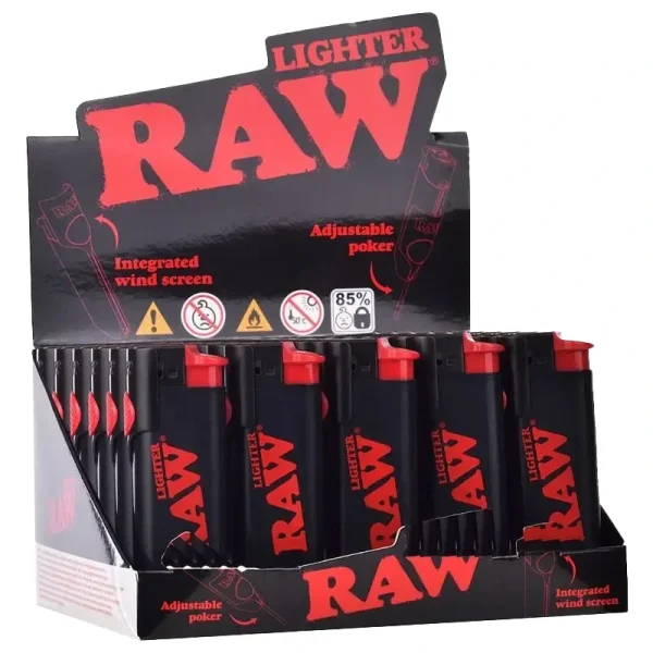 Raw Phoenix Multi Pack Lighters 30pk Refillable, Hazmat