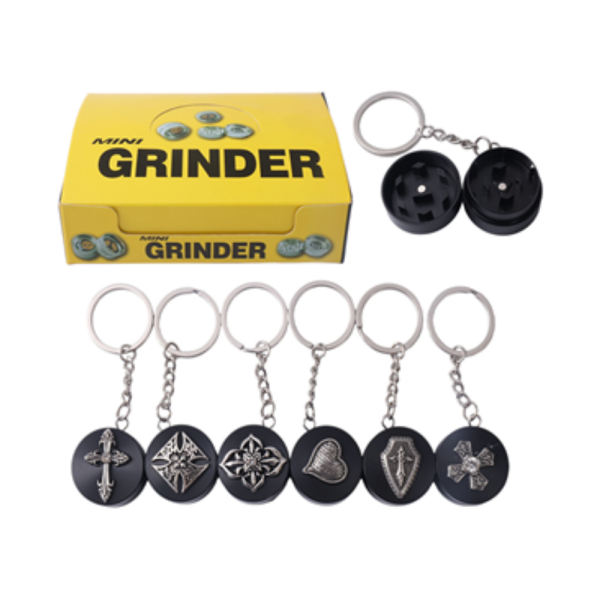 GT-9714BA MINI GRINDER KEY CHAIN  24PCS/DISPLAY 20DISPLAY/CASE 480PCS PER CASE