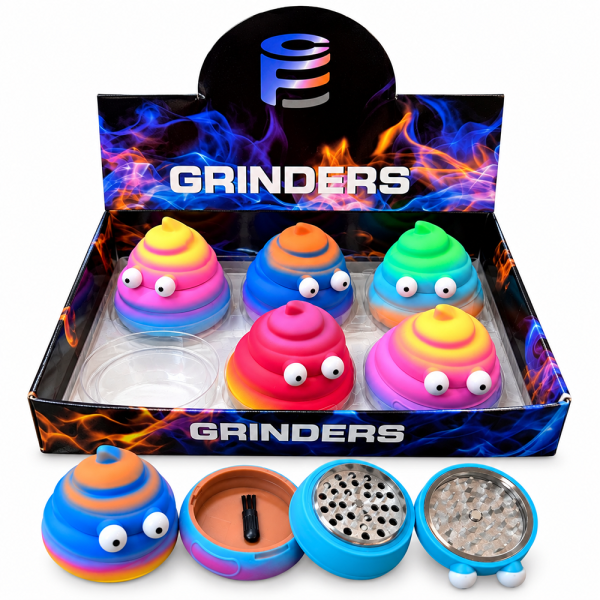 GT-9619BA STOOL GRINDER 4PARTS 6PCS/BOX 16BOXES/CASE 96PCS PER CASE