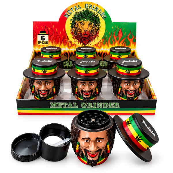 GT-9449BA JAMAICAN METAL GRINDER 6PCS/BOX 18BOX/CASE