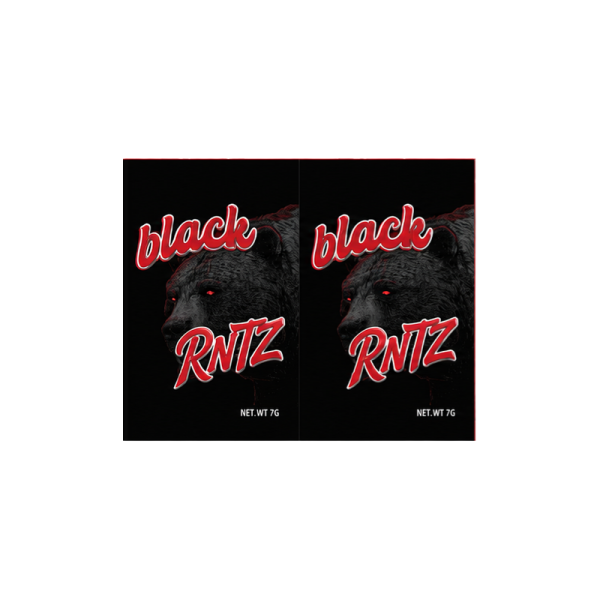 Black Rntz 7g MYLAR BAG 100PCS/PACK